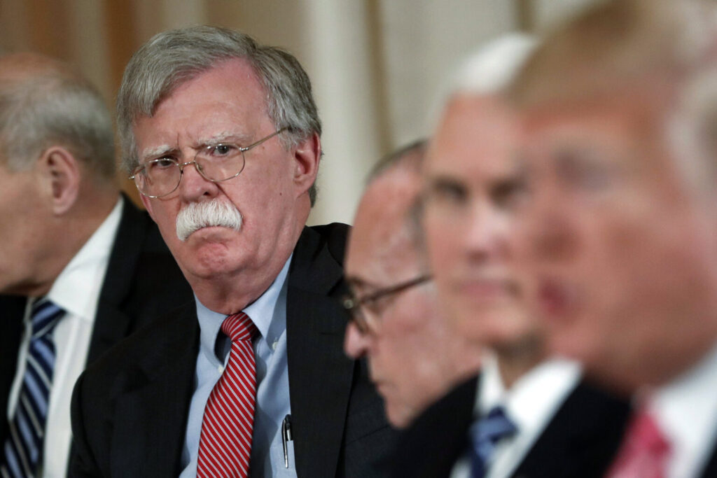 Documents marked ‘classified’ found at john bolton’s house
