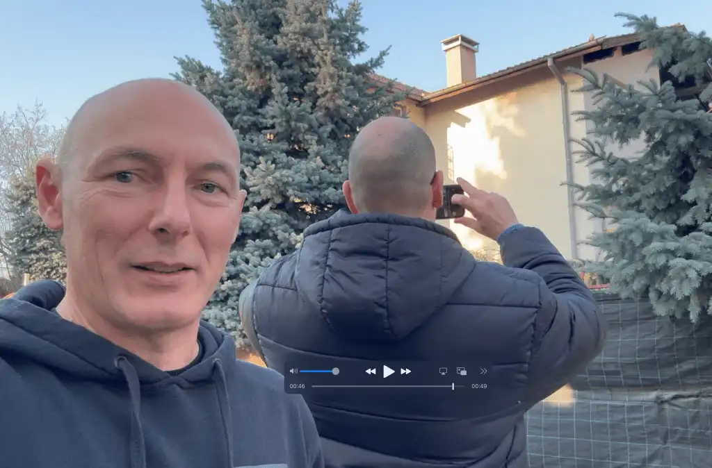 A bird team in the village of prolesha at sarafov's house.