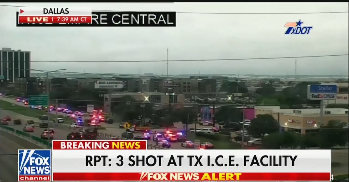 JUST IN: Second Detainee Dies Following Dallas ICE Shooting just in second detainee dies following dallas ice shooting A second detainee from a Dallas ICE facility has died after a gunman targeted the Texas facility last week and fired "indiscriminately" on the building.
The post JUST IN: Second Detainee Dies Following Dallas ICE Shooting first appeared on Mediaite. BNews