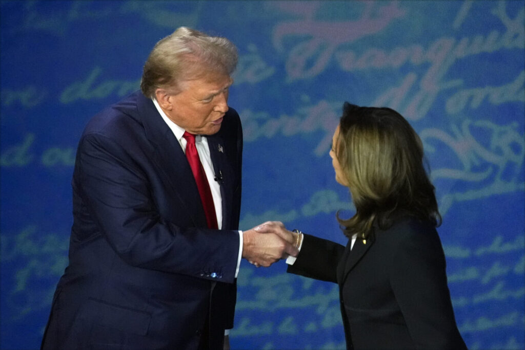 Kamala Harris Claims Trump Told Her, ‘You’ve Done a Great Job’ and Said ‘I’m Going to Tone It Down’