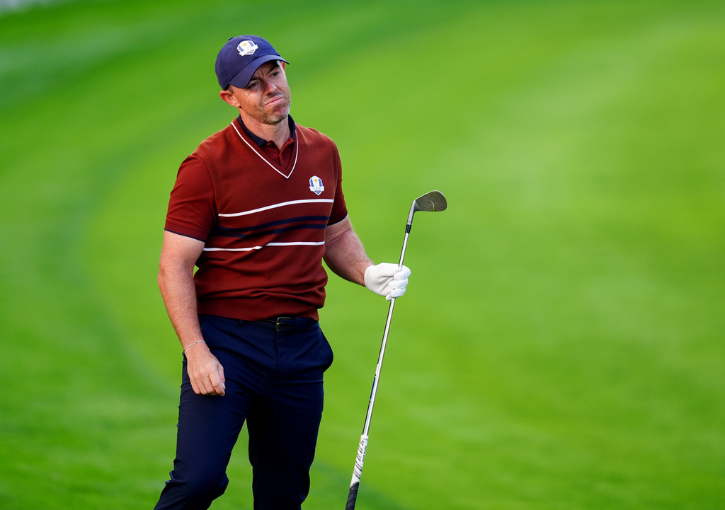 State Troopers Called To Ryder Cup to Protect Rory McIlroy After He Tells Unruly Fans To ‘Shut The F**k Up!’ state troopers called to ryder cup to protect rory mcilroy after he tells unruly fans to shut the fk up Top European golfer Rory McIlroy flipped out at U.S. Ryder Cup fans on Saturday, causing state troopers to form a barrier with the unruly crowd.
The post State Troopers Called To Ryder Cup to Protect Rory McIlroy After He Tells Unruly Fans To ‘Shut The F**k Up!’ first appeared on Mediaite. BNews