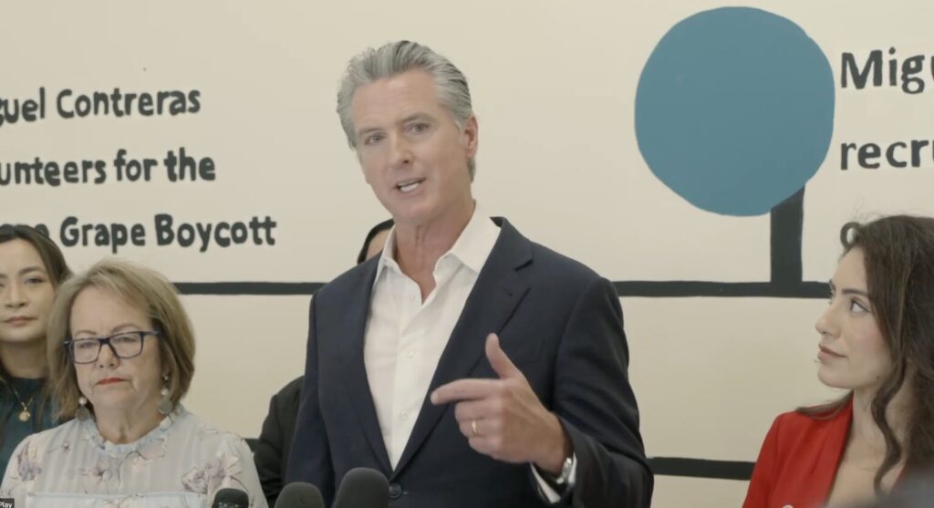 ‘Totally Disgusting’: Trump Spox Accuses Gavin Newsom’s Office of Making ‘Threat’ Against Kristi Noem