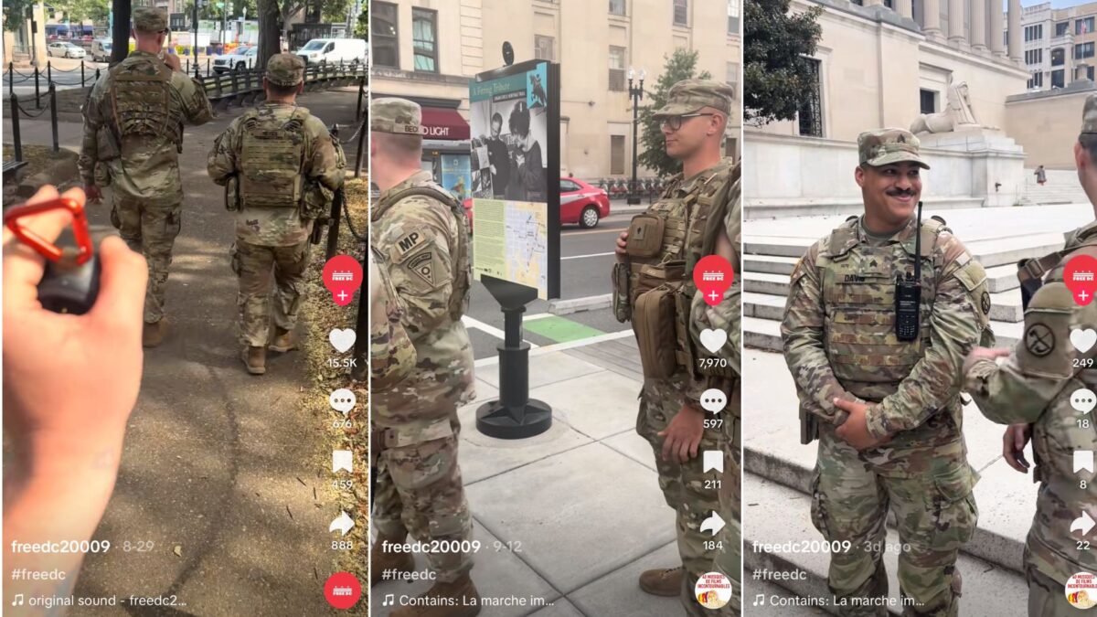 Aclu sues after protester detained and handcuffed for playing darth vader theme at national guard in viral tiktok clips | 2025 the news from bulgaria - balgarianovinite. Com Dc protester playing darth vader theme at dc national guard