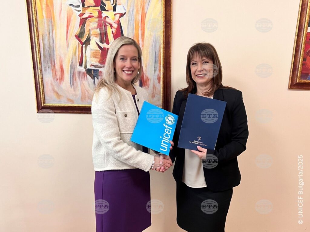 Bulgarian ombudsman, unicef sign new work plan for 2025–2027