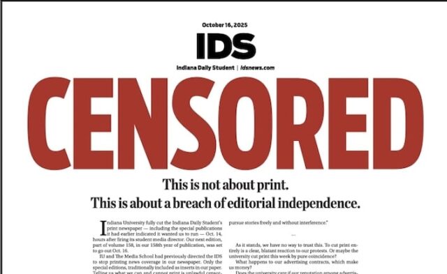 ‘CENSORED’: Defiant Students Publish Digital Newspaper After University Bans Print Publication ‘CENSORED’: Defiant Students Publish Digital Newspaper After University Bans Print Publication