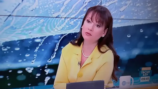 Сериозен гаф в ефир. Водещата изненада зрителите