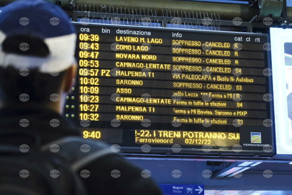 Foreign ministry in sofia warns of possible travel disruptions amid rail strike in italy oct. 21