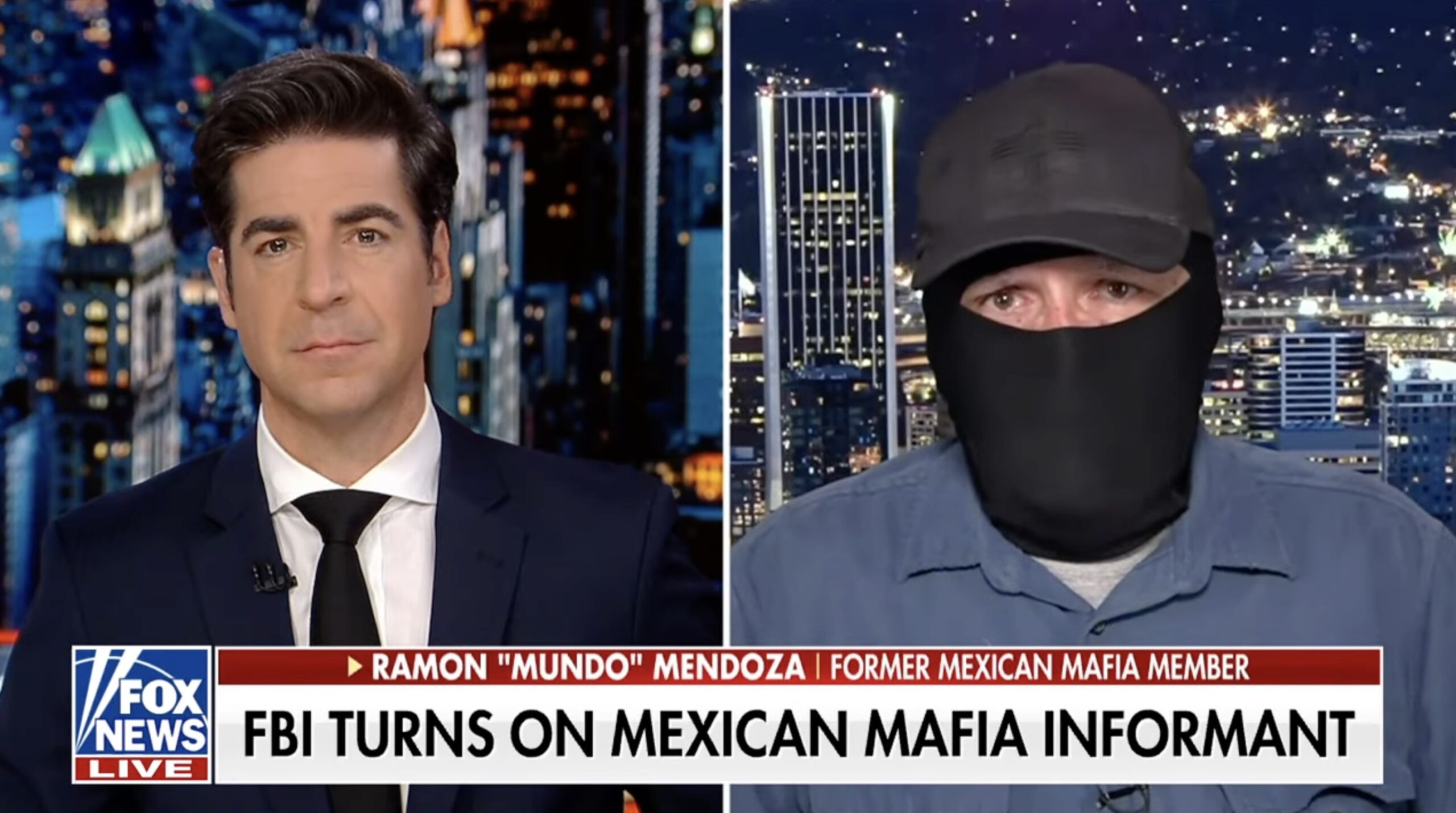 fox news masked antifa whistleblower looks suspiciously similar to its former mexican mafia member 1 2025 The News from Bulgaria Jesse Watters interviewed an "Antifa whistleblower" who looked suspiciously similar to a "former Mexican Mafia member" he interviewed in 2023.
The post Fox News’ Masked ‘Antifa Whistleblower’ Looks Suspiciously Similar to Its ‘Former Mexican Mafia Member’ first appeared on Mediaite. Fox News’ Masked ‘Antifa Whistleblower’ Looks Suspiciously Similar to Its ‘Former Mexican Mafia Member’ Investigative Journalism and Investigative Reporting News Agency Burgas Bulgaria