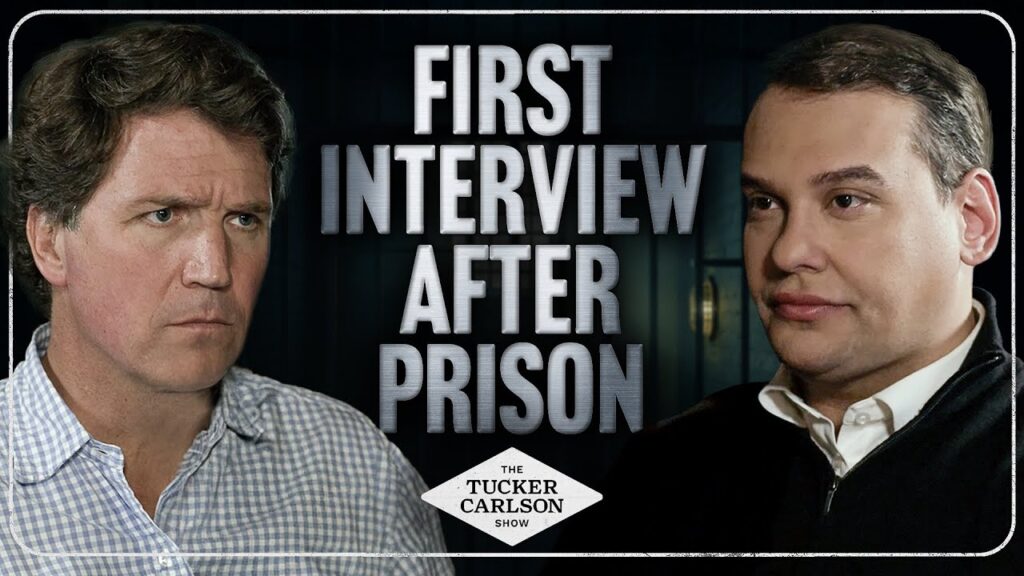 George santos shocks tucker carlson by revealing prison is full of trump-hating liberals