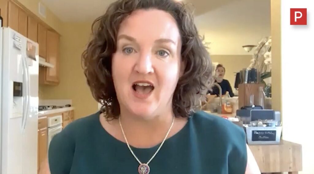‘get out of my f***ing shot! ’ california democrat katie porter screams at staffer in newly-released footage