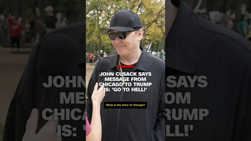 ‘go to hell! ’ actor john cusack rages against trump and his ‘masked goons’ in cnn interview at no kings rally