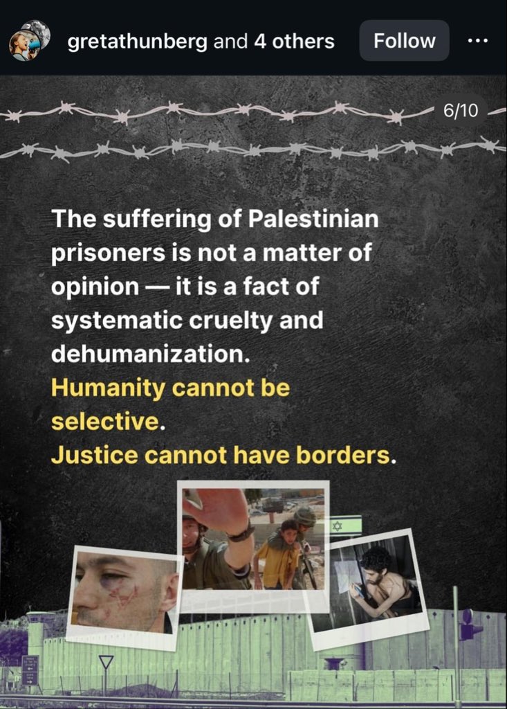 greta thunberg deletes post protesting treatment of palestinian prisoners after hamas hostage pic mix up 1 2025 The News from Bulgaria Thunberg deleted an Instagram post protesting the “cruelty” dealt to Palestinian prisoners in Israel after mistakenly used Hamas propaganda.
The post Greta Thunberg Deletes Post Protesting Treatment of Palestinian Prisoners After Hamas Hostage Pic Mix-Up first appeared on Mediaite. Greta Thunberg Deletes Post Protesting Treatment of Palestinian Prisoners After Hamas Hostage Pic Mix-Up Investigative Journalism and Investigative Reporting News Agency Burgas Bulgaria