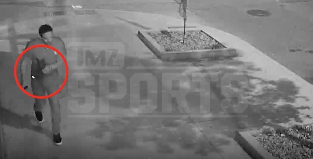Mark sanchez caught on video stumbling through streets before brutal alley stabbing