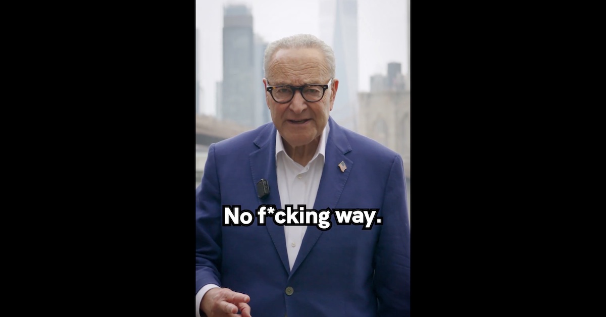 no fcking way chuck schumer comes out with fiery video on life or death shutdown fight 2025 The News from Bulgaria Senate Minority Leader Chuck Schumer (D-NY) released a fiery video on the government shutdown being a "life or death" fight with Republicans.
The post ‘NO F*CKING WAY’: Chuck Schumer Comes Out With Fiery Video on ‘Life or Death’ Shutdown Fight first appeared on Mediaite. ‘NO F*CKING WAY’: Chuck Schumer Comes Out With Fiery Video on ‘Life or Death’ Shutdown Fight Investigative Journalism and Investigative Reporting News Agency Burgas Bulgaria