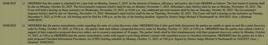 Oops: judge signs order scheduling comey’s trial for impossible date