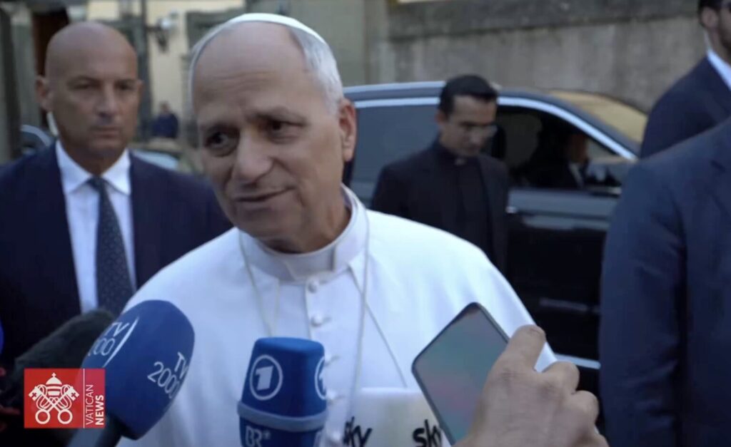 Pope leo refuses to answer when asked about trump sending troops to his hometown of chicago
