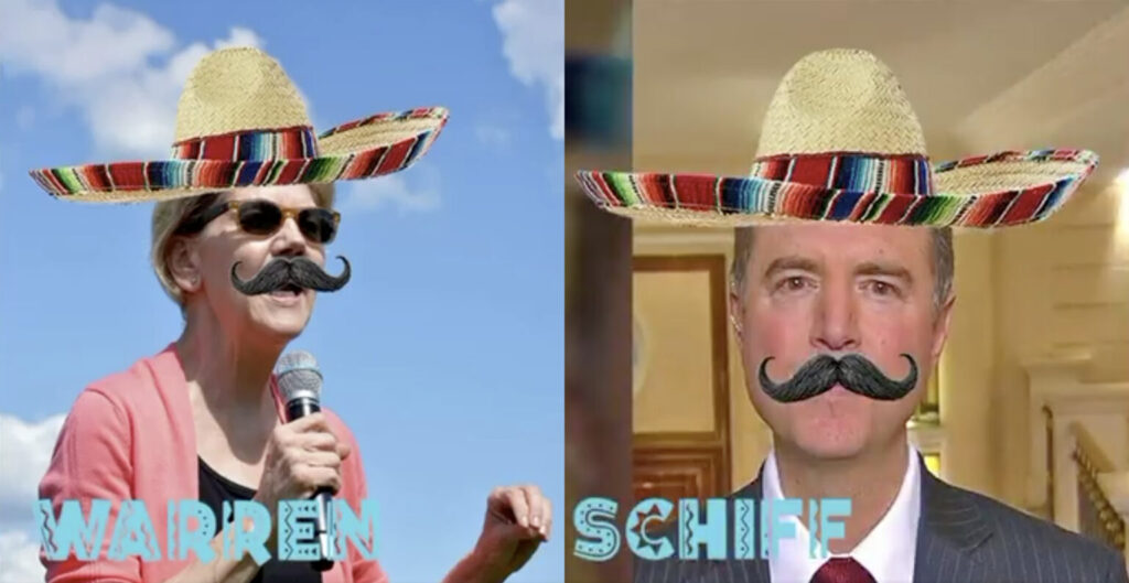 Ted cruz edits sombreros onto 44 senate democrats: ‘will continue until they re-open our government’