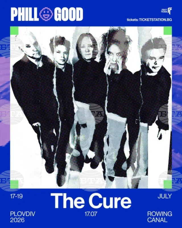 The Cure to Perform in Plovdiv for First Time in 2026