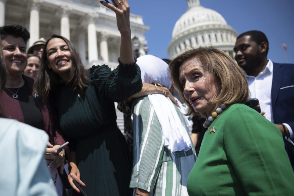 ‘why are you saying such a ridiculous thing? ’ nancy pelosi rebukes reporter asking if gop should negotiate with aoc
