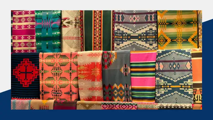 Collection of Native American textiles