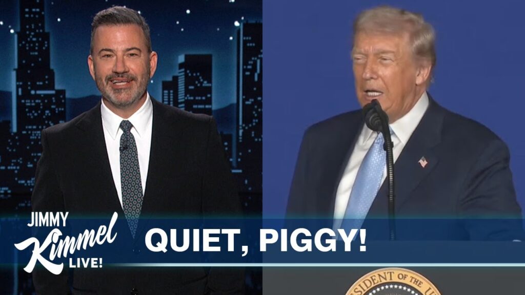 Jimmy kimmel uses trump’s latest insult against him as he escalates war of words with prez 2025