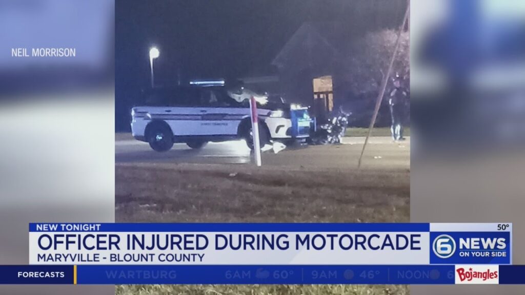 Motorcycle officer critically injured while escorting jd vance motorcade 2025