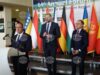 Regional Development Minister Ivanov Receives Symbol of Danube Strategy Presidency from Bosnia and Herzegovina’s Foreign Minister Regional Development Minister Ivanov Receives Symbol of Danube Strategy Presidency from Bosnia and Herzegovina's Foreign Minister