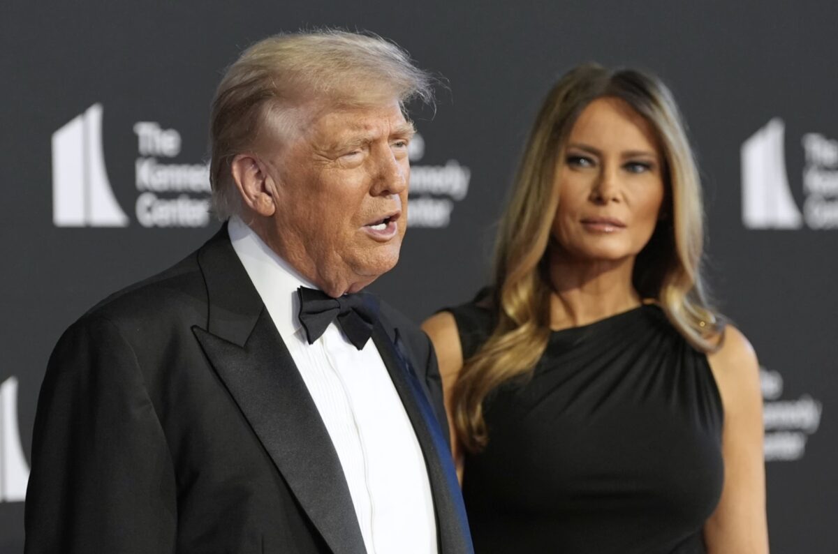 Donald trump and melania trump