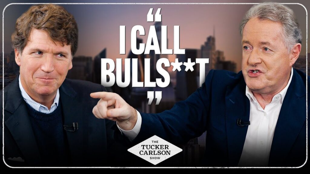 Tucker carlson dares piers morgan to say ‘f*ggot’ on camera: ‘you don’t want to get arrested, do ya’ 2025