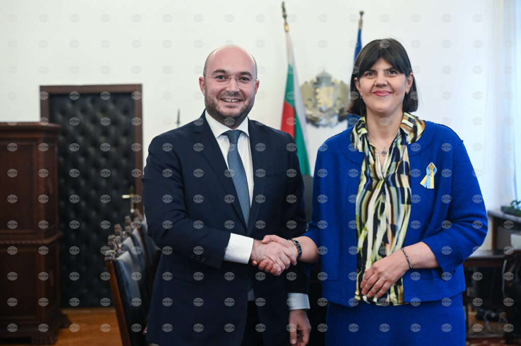 European chief prosecutor kovesi arrives on official visit to sofia, meets justice minister 2025