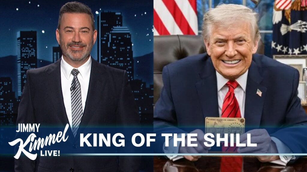 Jimmy kimmel mocks trump’s $1m gold card: ‘never mind your poor and tired! ’ 2025
