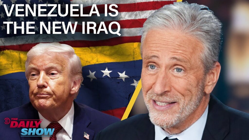 Jon stewart ridicules newsmax host for struggling to locate venezuela on a map: ‘do you guys not have a meeting before the news?! ’ 2025