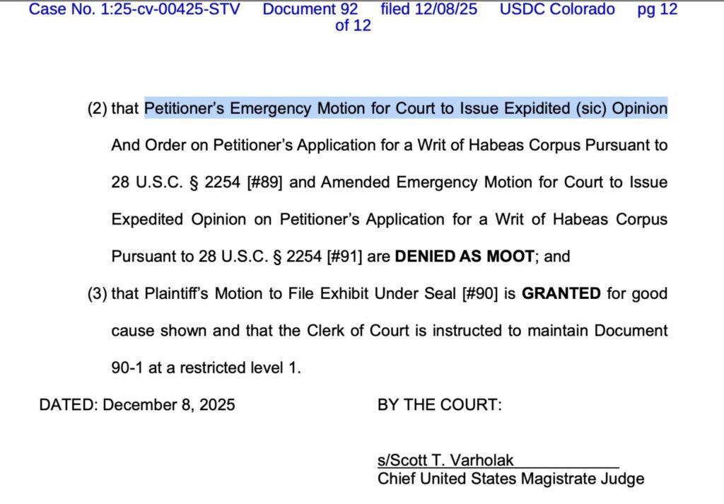 Judge points out glaring typo while denying pro-trump election worker’s petition to get out of prison 2025