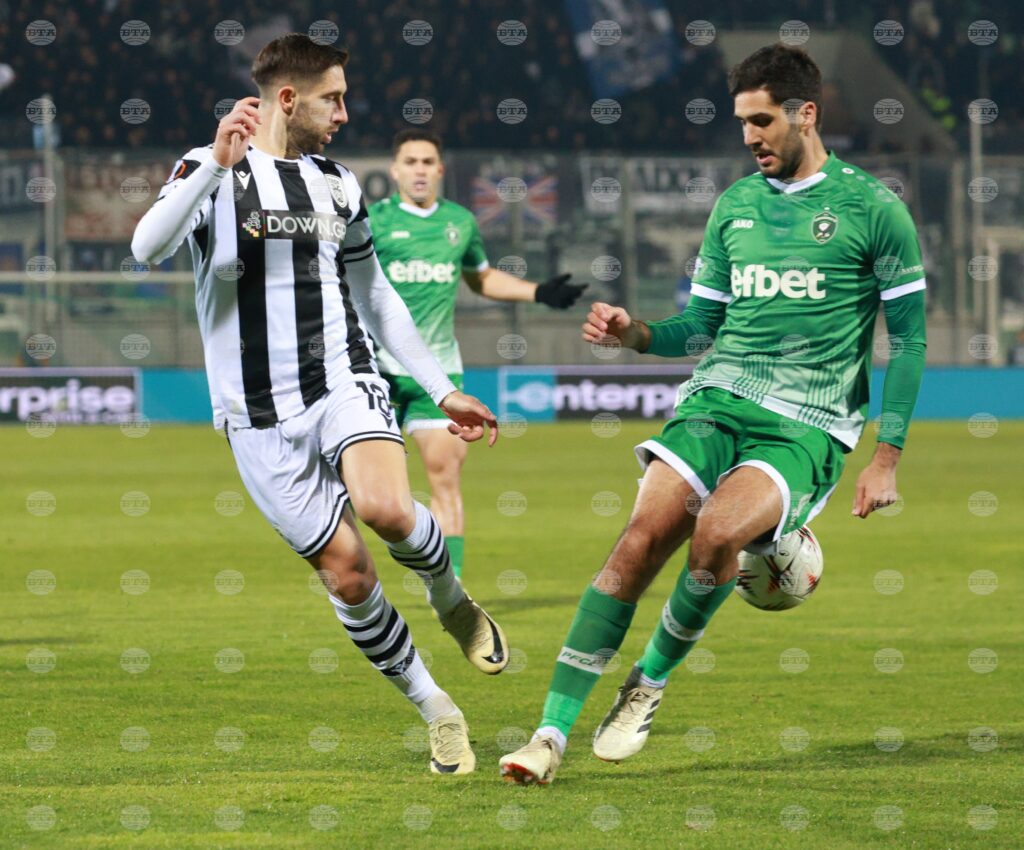 Ludogorets draws 3-3 with paok in europa league clash 2025
