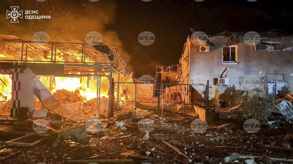 Midnight drone attack targets energy facility, damages infrastructure in odesa oblast, ukraine 2025