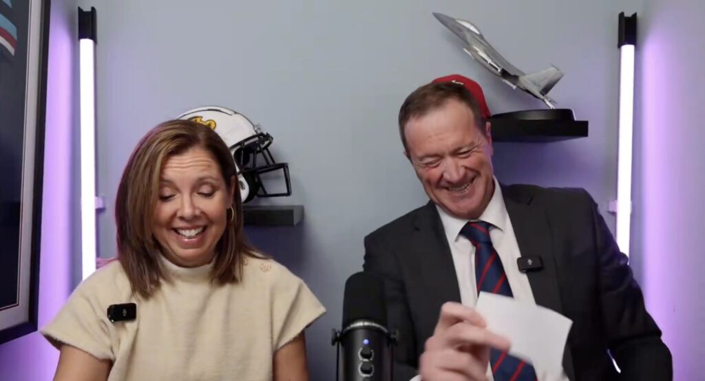 ‘pile of schmitt! ’ republican senator and wife read ‘mean tweets’ to ‘celebrate’ the season 2025