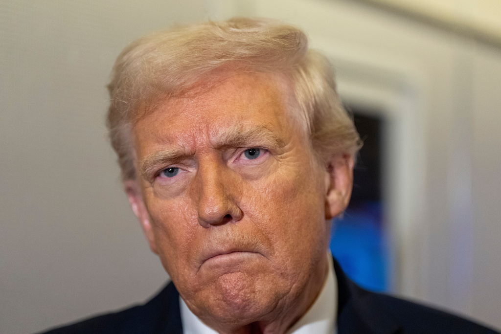 Donald Trump annoyed
