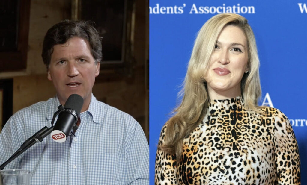 Tucker carlson told olivia nuzzi to ‘fear for her life’ and offered to send her a shotgun, ryan lizza says 2025