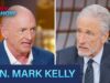 Jon Stewart Grills Mark Kelly on ‘Illegal Orders’ Stance: ‘So Are the Boat Strikes Illegal?’ 2026 Jon Stewart Grills Mark Kelly on ‘Illegal Orders’ Stance: ‘So Are the Boat Strikes Illegal?’ 2026