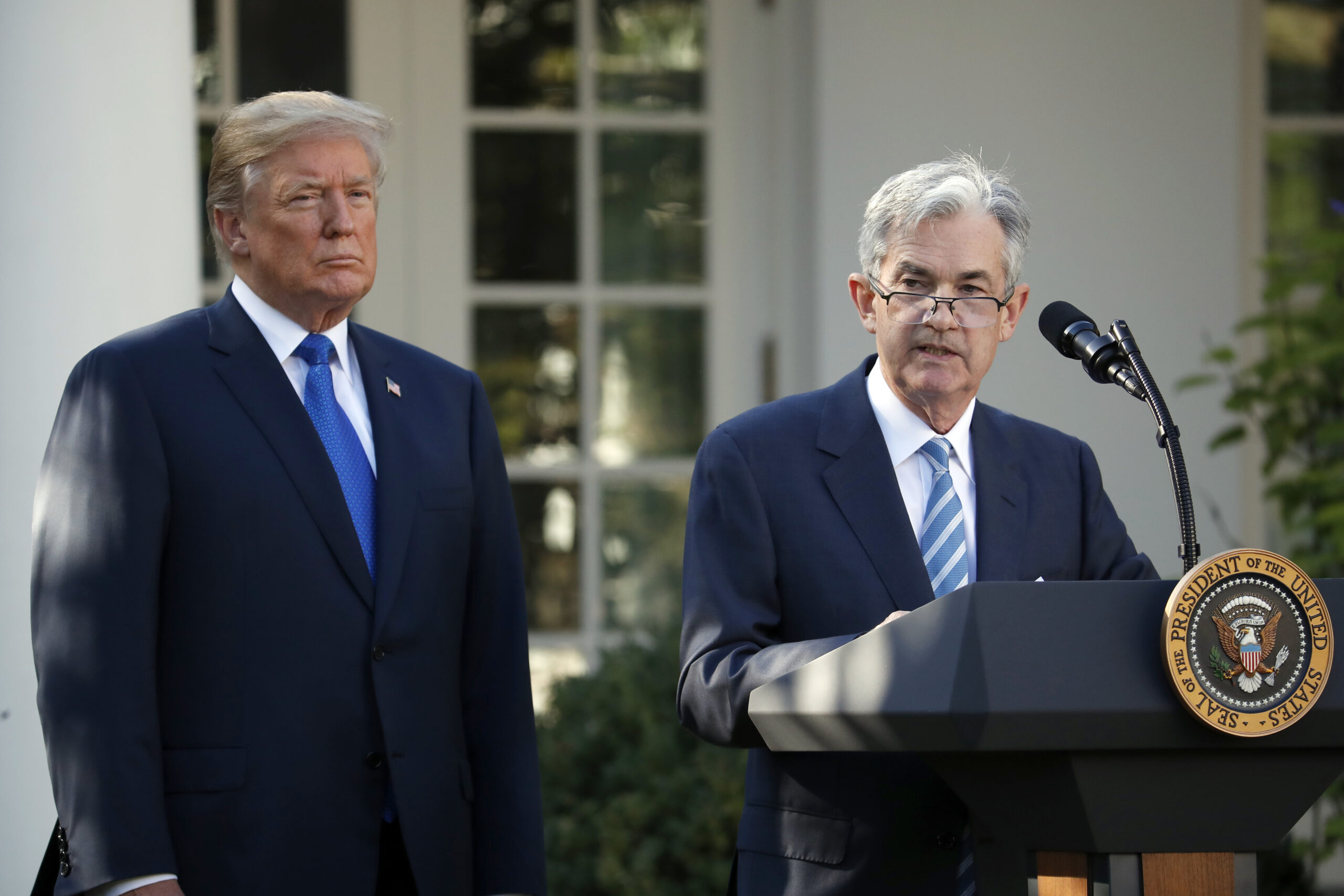 Jerome powell, donald trump