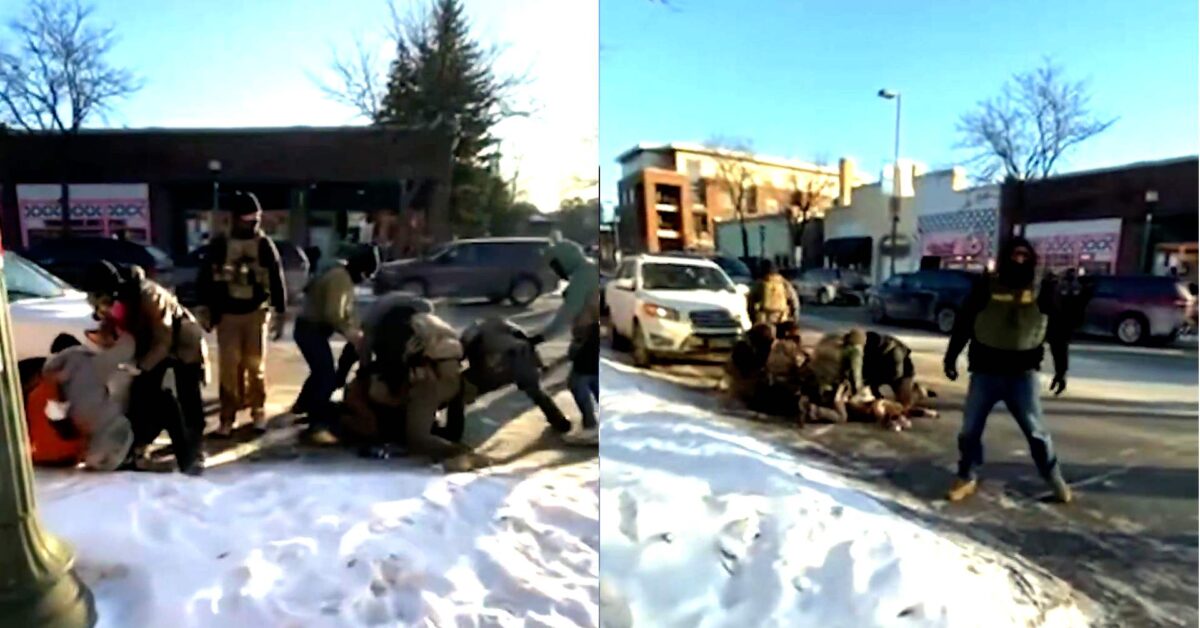 Stunning new close-range video of trump feds shooting man