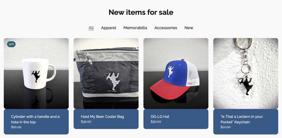 Adam Johnson merch
