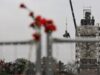 Council of Ministers Funds Security, Scaffolding for Dismantled Monument to Soviet Army 2026 Council of Ministers Funds Security, Scaffolding for Dismantled Monument to Soviet Army 2026