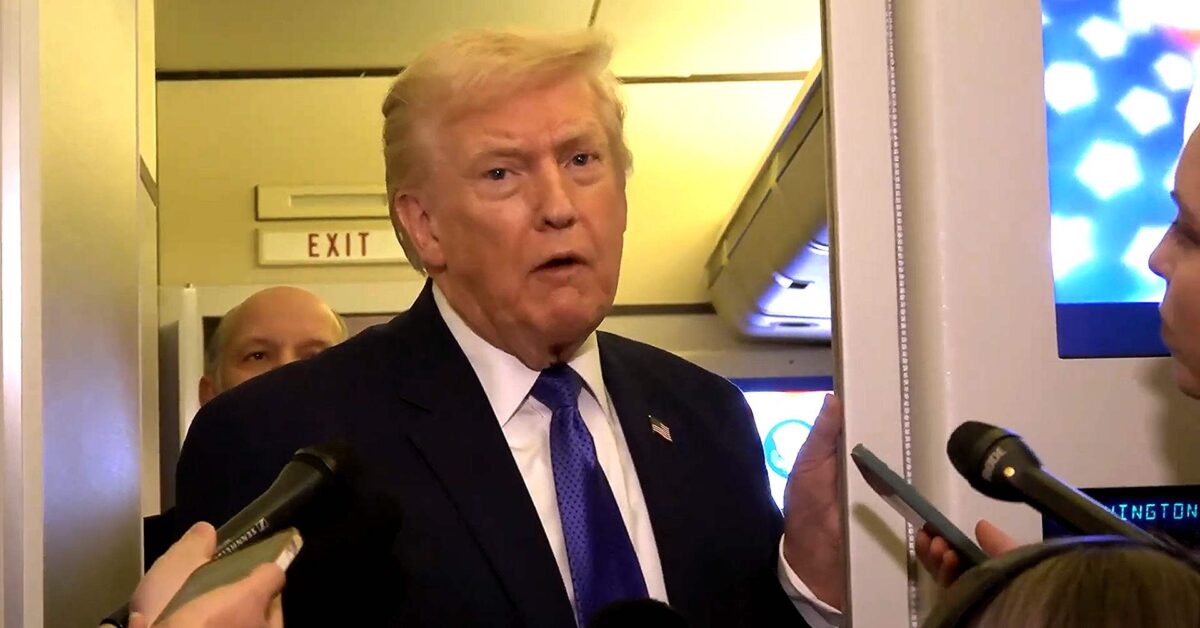 Trump gives convoluted racist video excuse as reporters probe 'staffer' claim