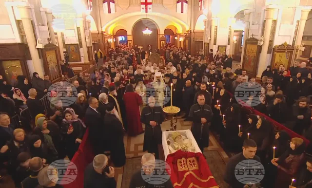 Bulgarian Patriarch Attends Georgian Patriarch's Funeral Service 2026