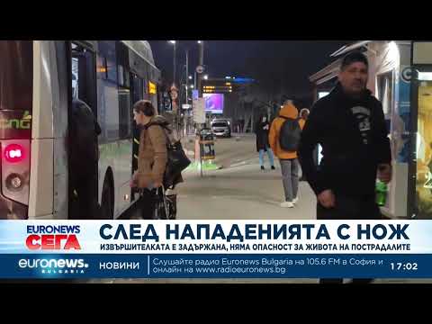 Видео: Задържаха жена за нападение с нож над германски граждани в София 2026
