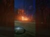 Пожар в двора на Спортното училище в Пазарджик 2026 Пожар в двора на Спортното училище в Пазарджик 2026