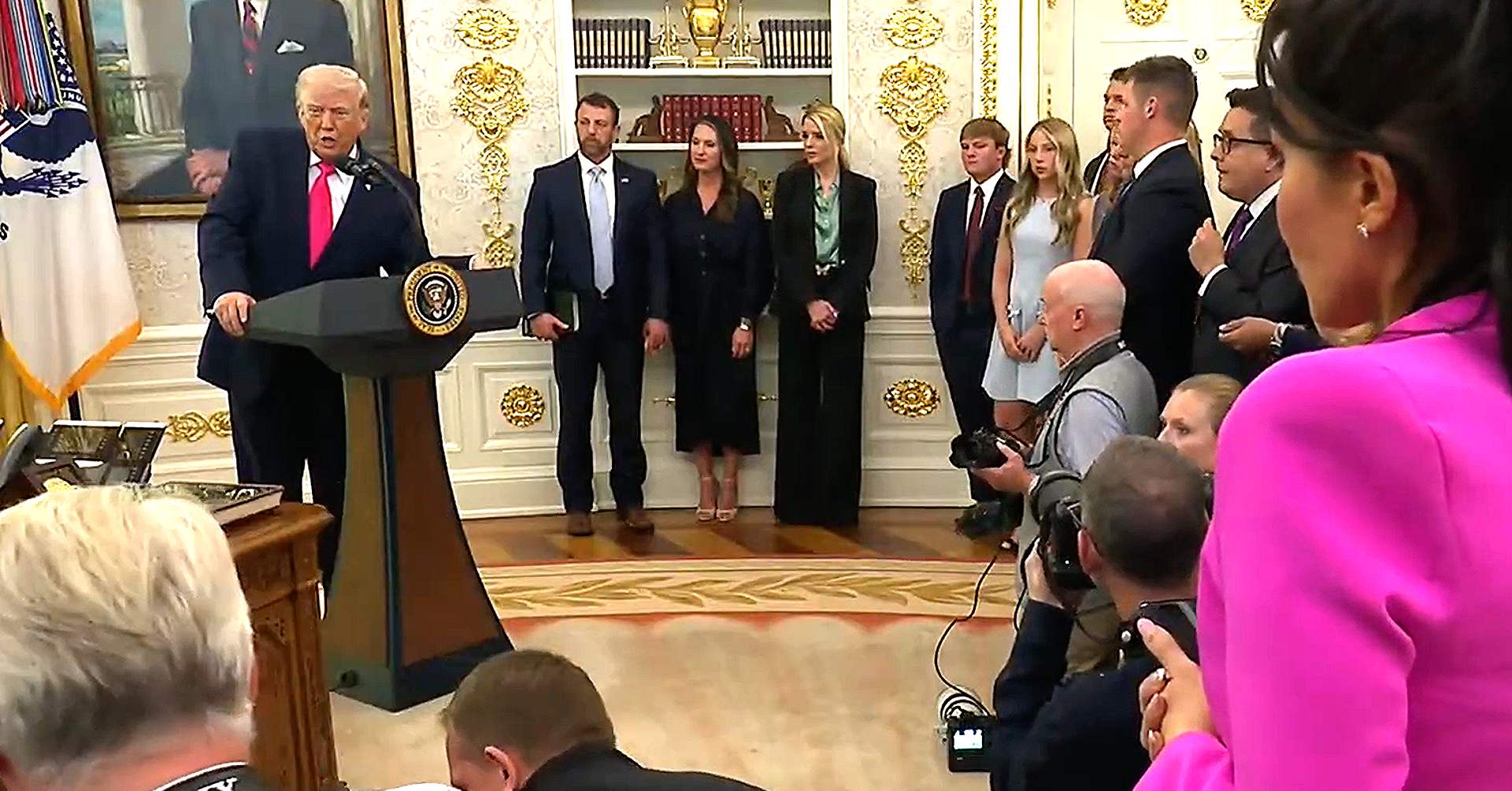 Press Corps Has Asked Trump 86 Questions This Week — But Zero About His Stunning 'Glad He's Dead' Attack On Mueller