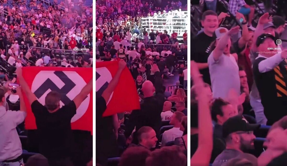 Nazi flags at Orlando's Kia Center