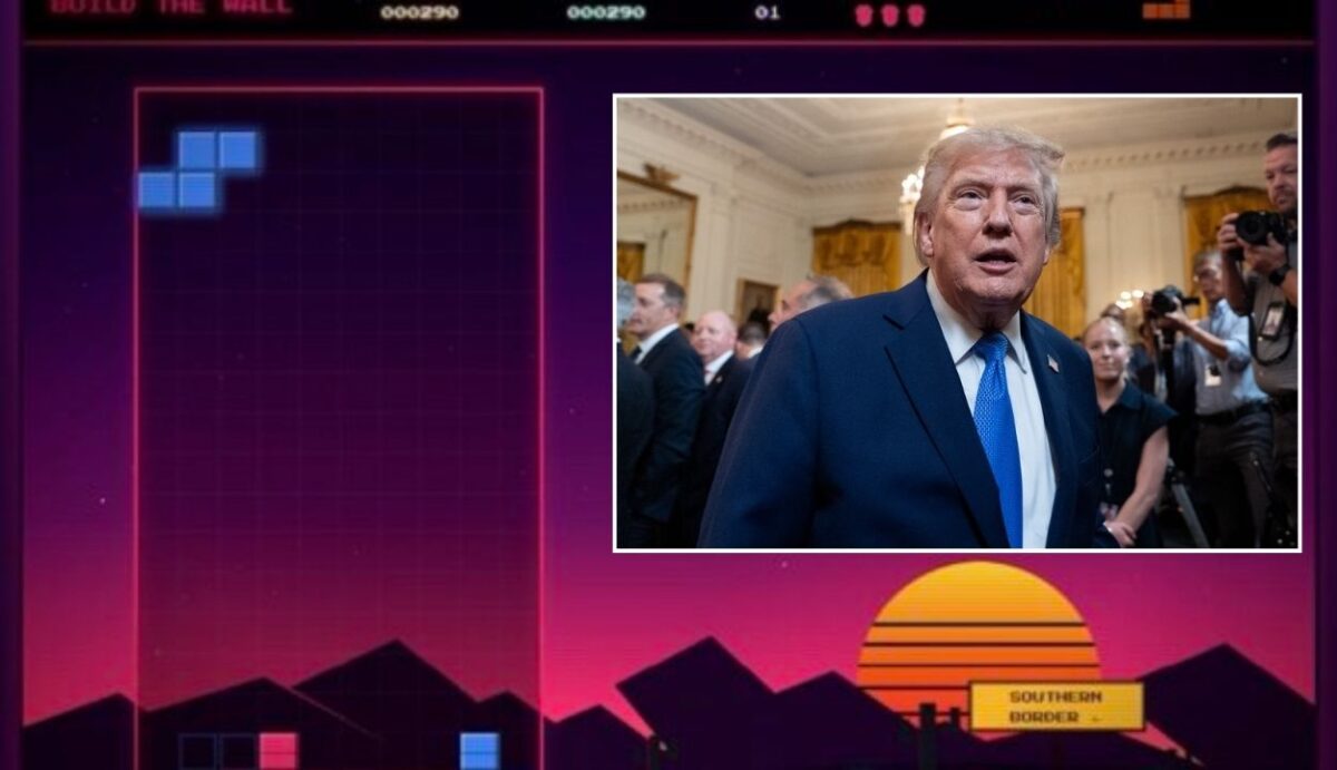 Game Over: White House Scraps ‘Build The Wall’ Game After Tetris Posts About Copyright Infringement 2026